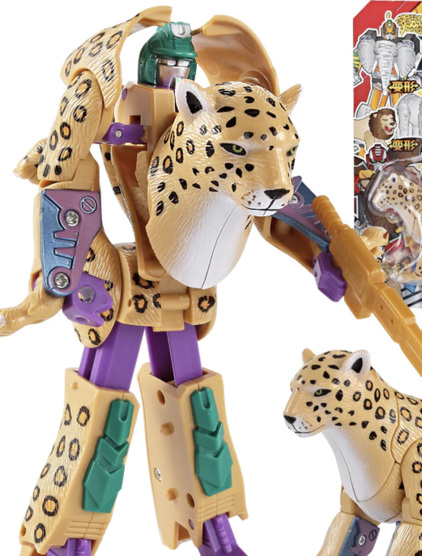 Animal Robot Toys: Lion, Tiger, Eagle Transforming Set